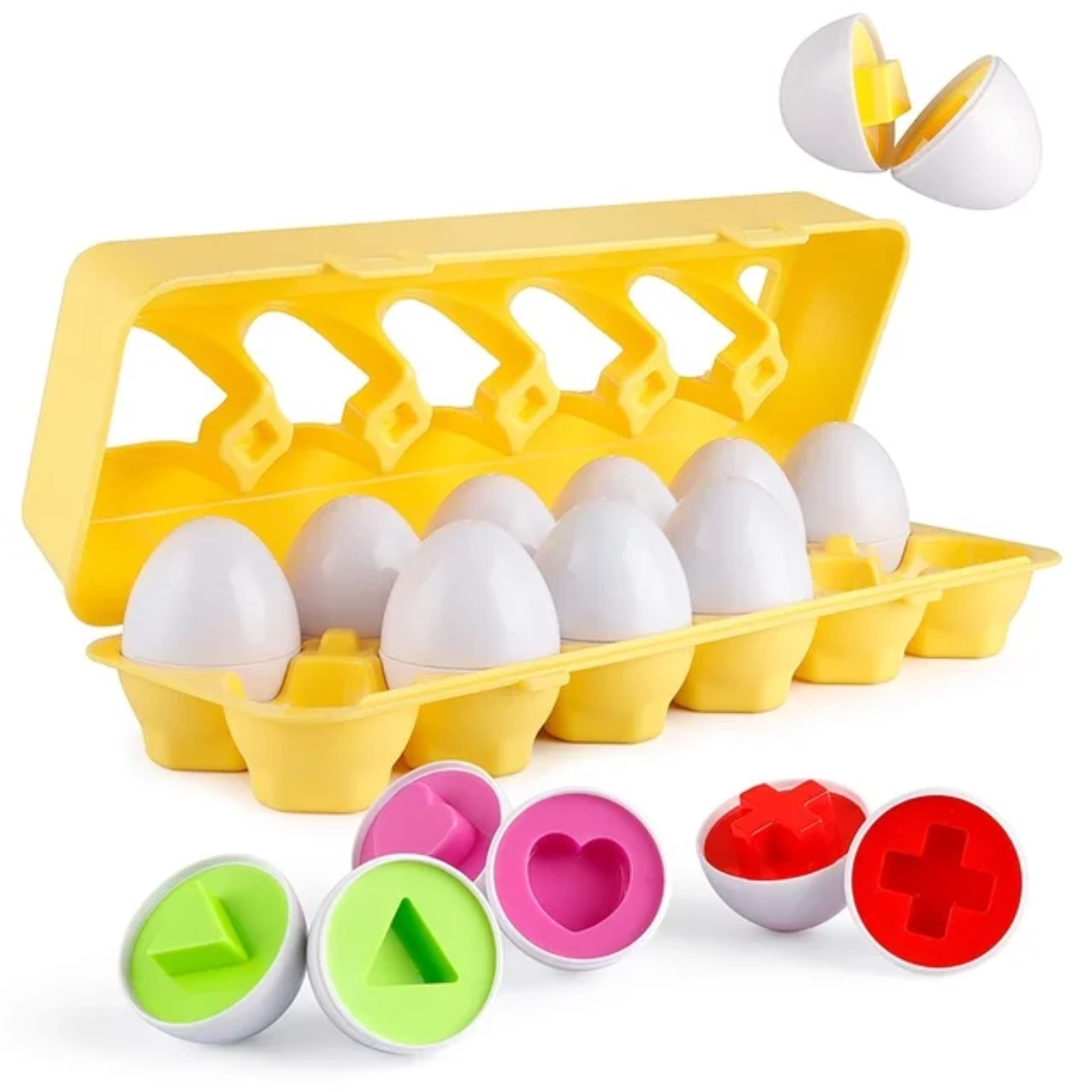 Montessori Egg Matching Toy for Toddlers 3-4