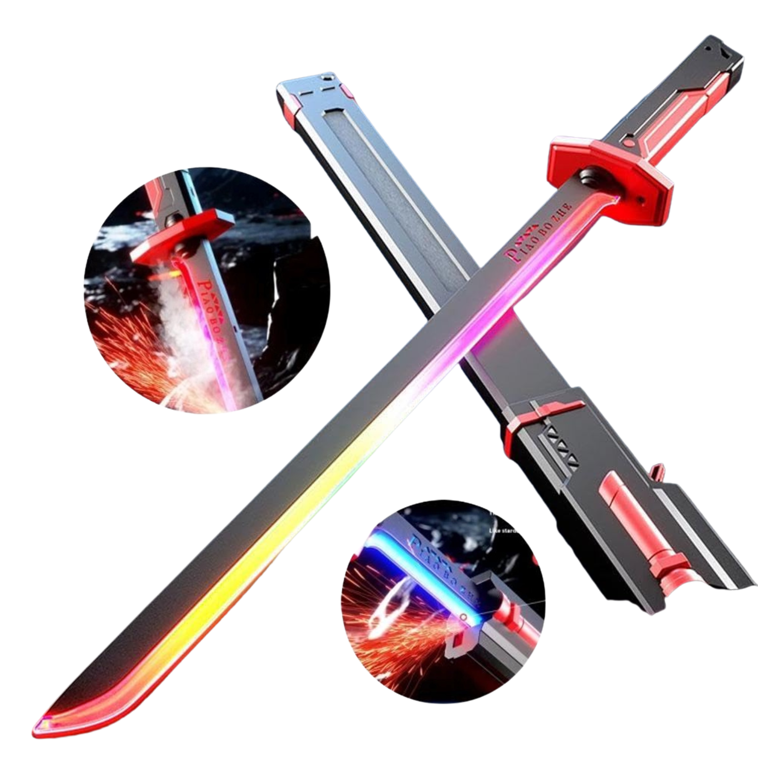 LED Sword with Light, Spark & Battle Sound Effects