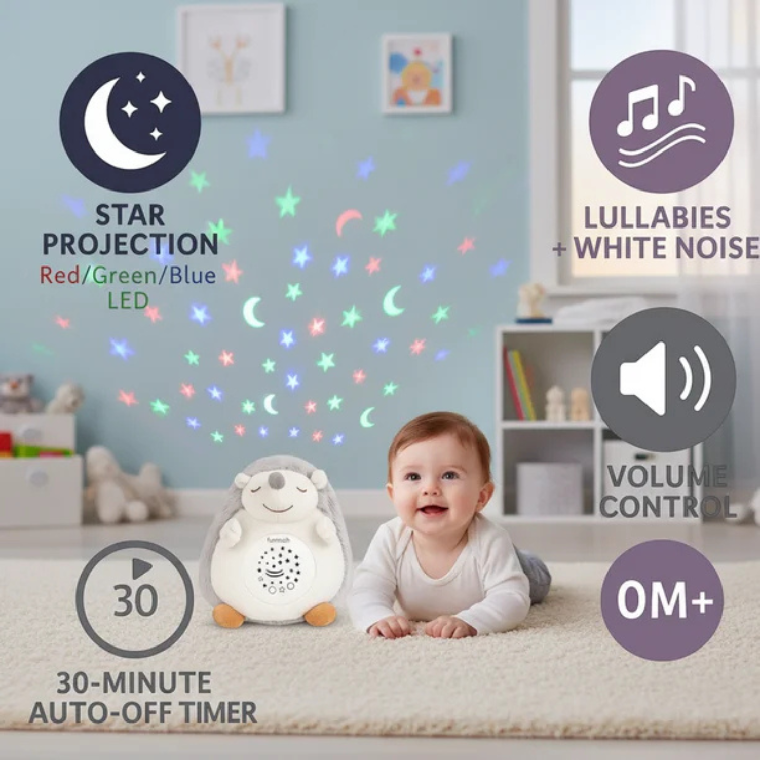 Electronic Pet - 3-in-1 Hedgehog Toy