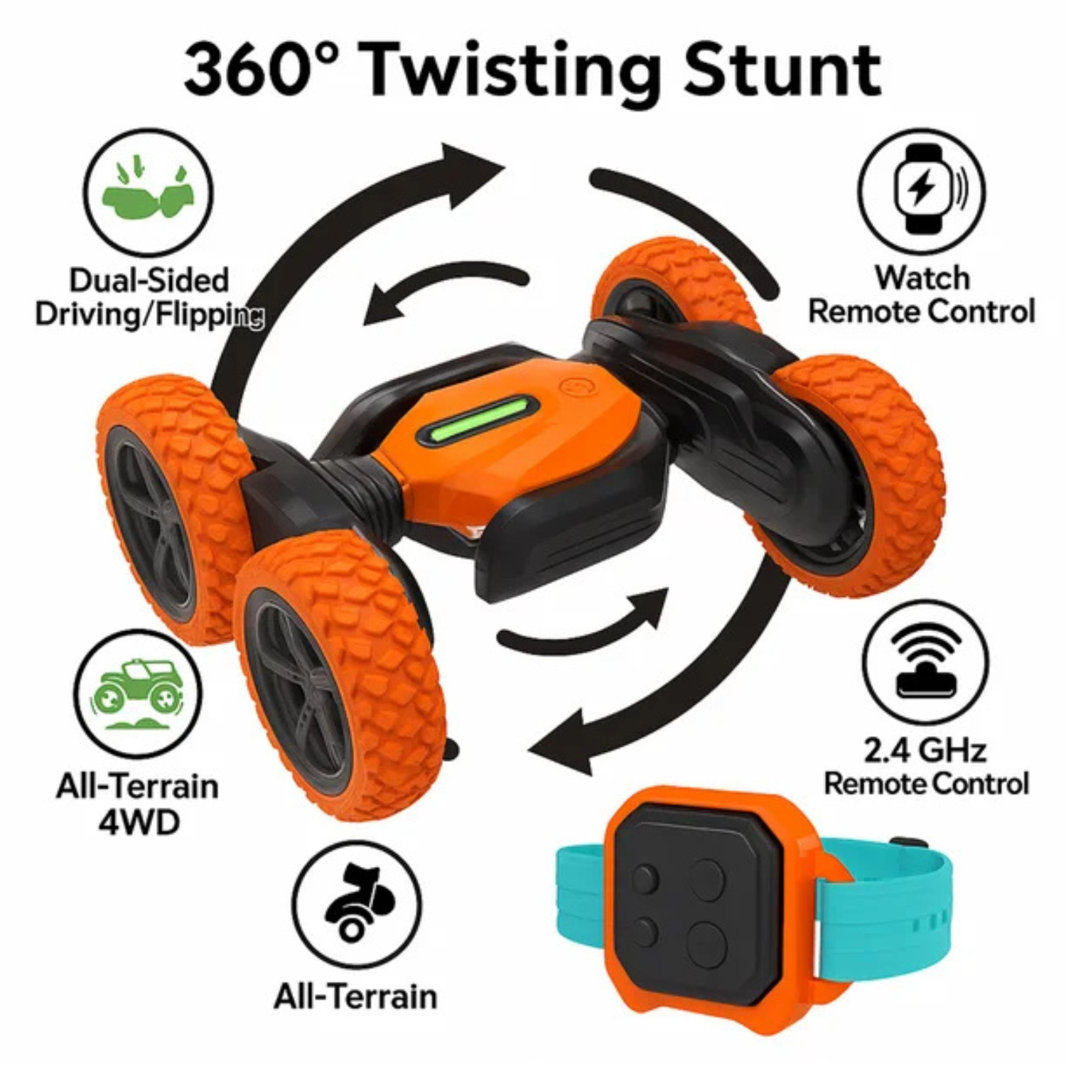 Stunt Racer 2.4GHz RC Car Toy