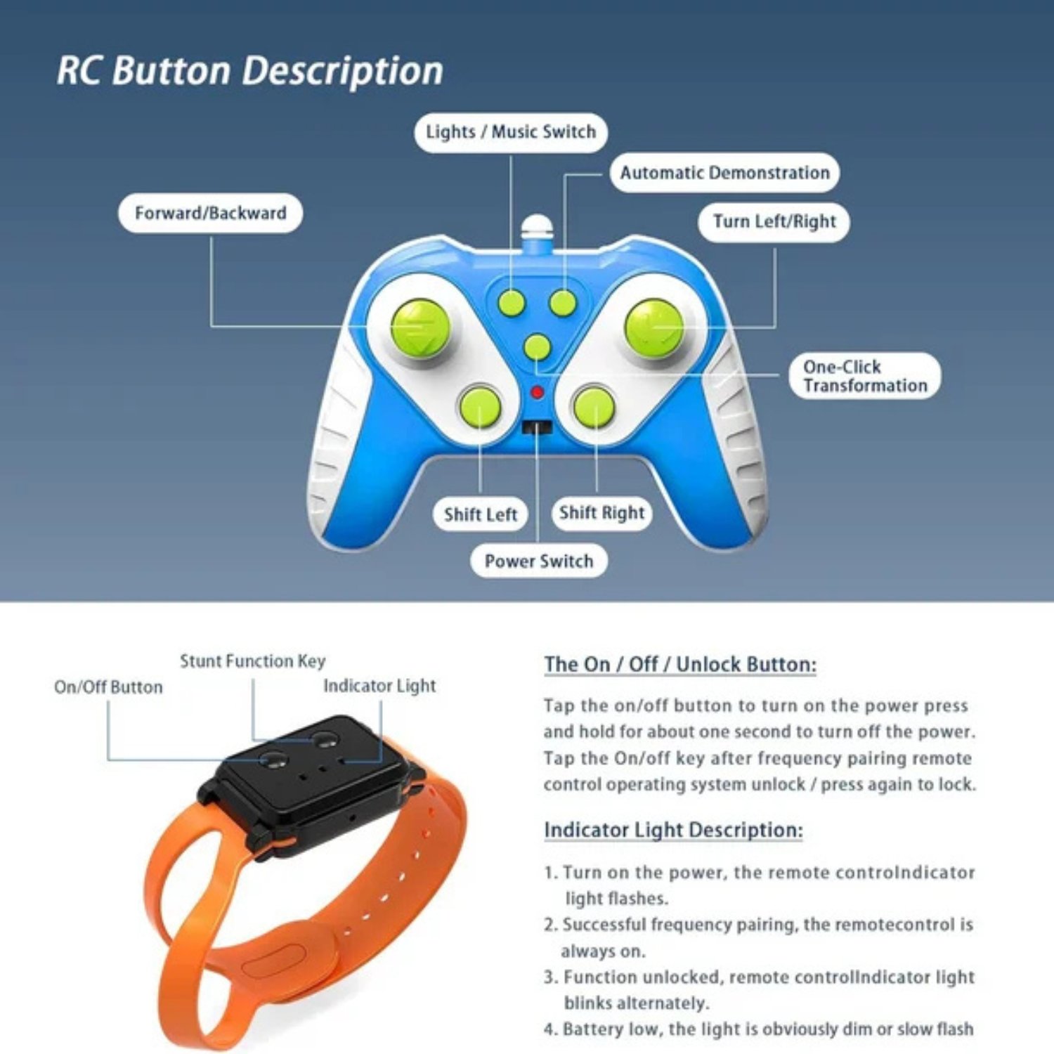 Adventure Racer Gesture Control Toy
