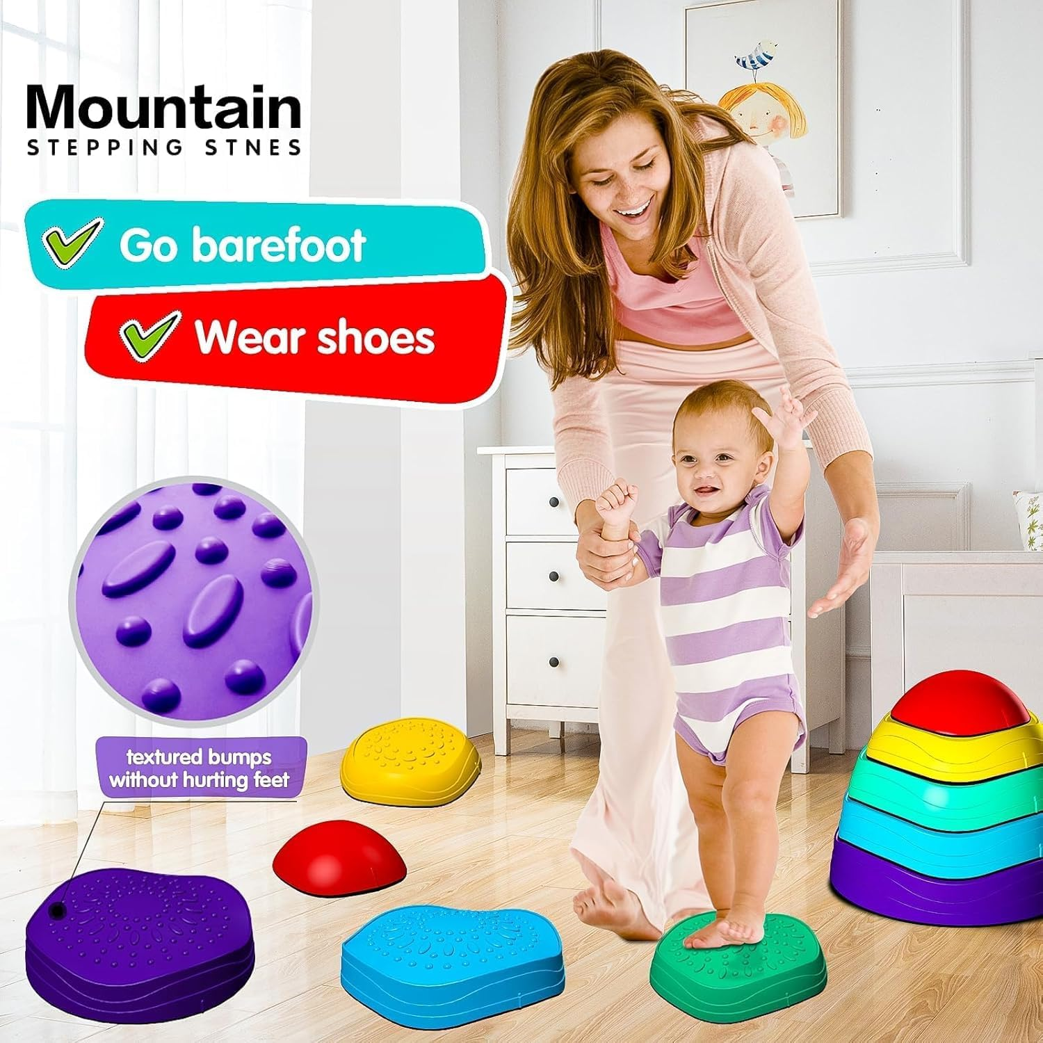 Kids Balance Board Stepping Stones