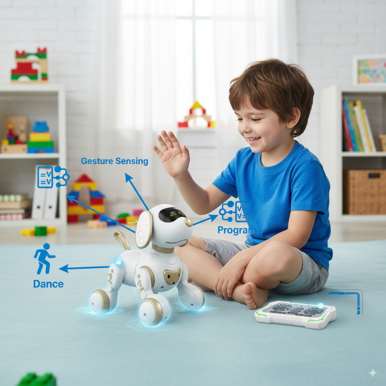CyberPup Interactive Robot Dog Toy