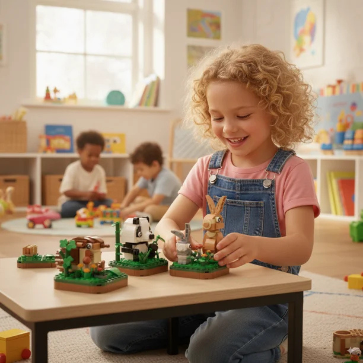 6-in-1 Animal Building Blocks Set Toy
