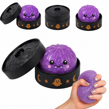 Purple Halloween Cute Dumpling Ball Squishy for Kids