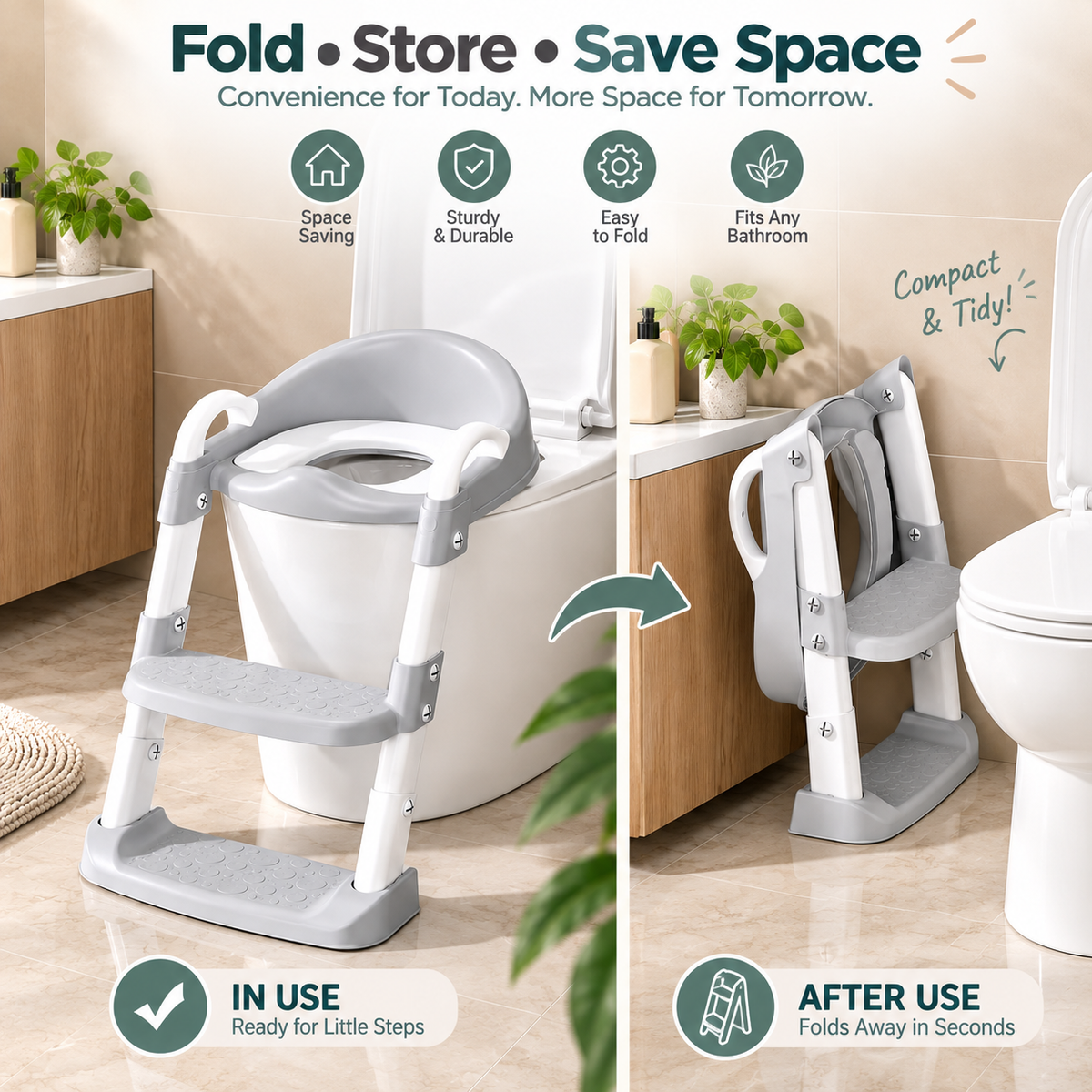 Potty Training Seat with Step Stool Ladder