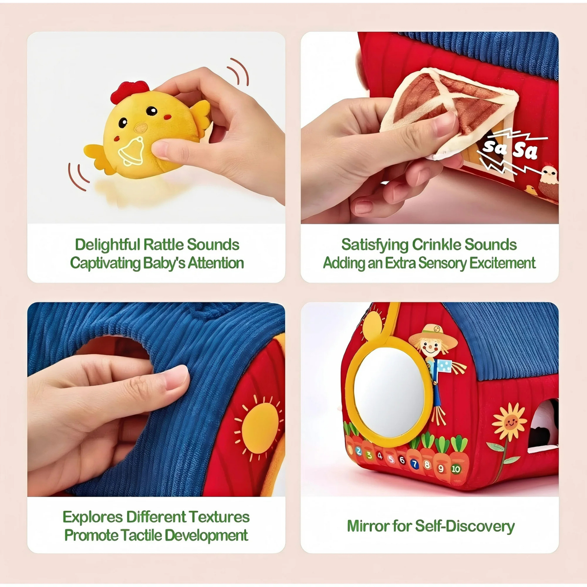 Montessori Baby Toys 6-12 Months