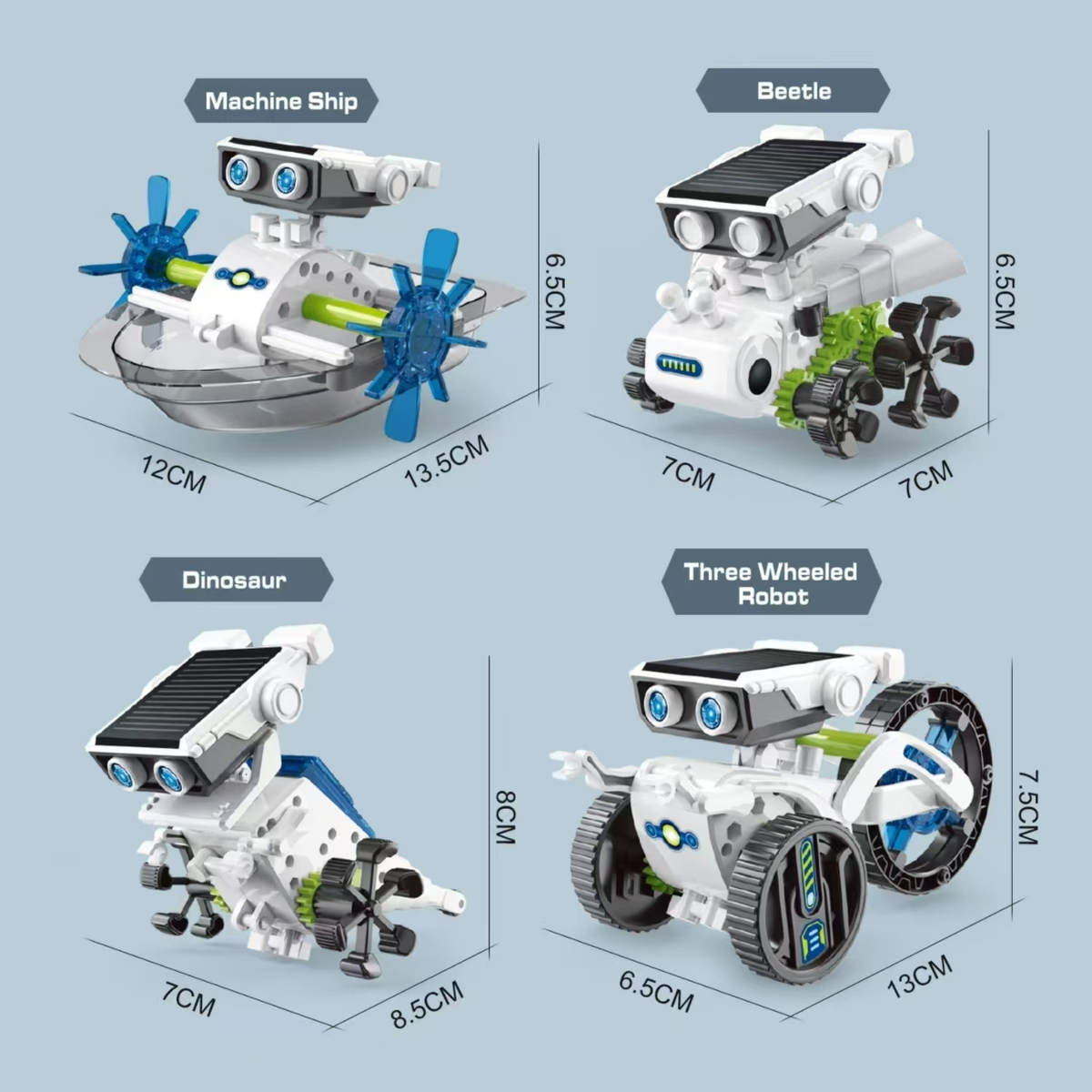 12-in-1 Solar Robot STEM Building Kit for Kids