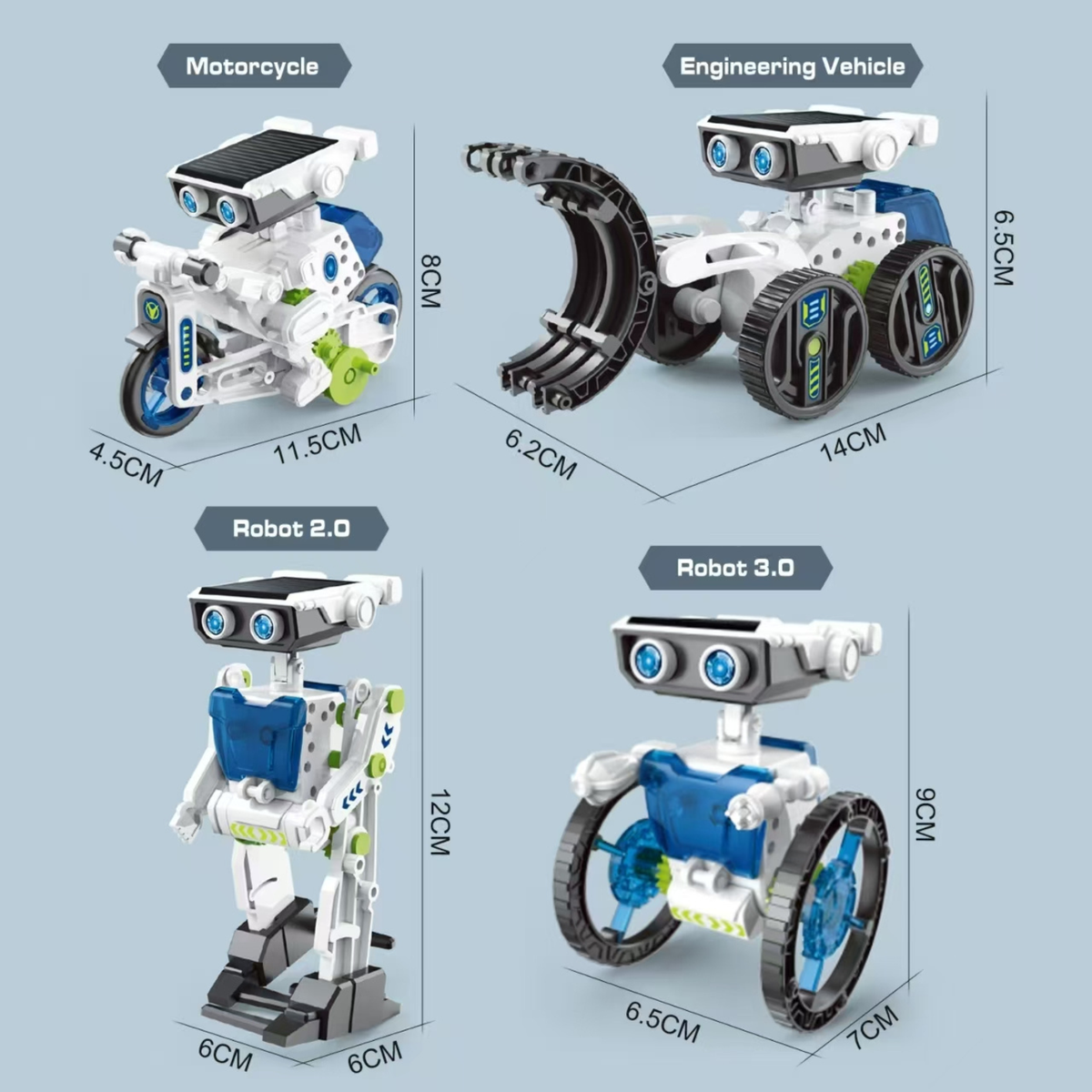 12-in-1 Solar Robot STEM Building Kit for Kids